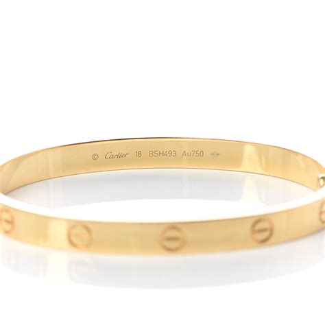 cartier yellow love bracelet.